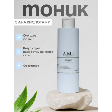 Тоник с АНА кислотами "A.M.I.cream" Тоник с АНА кислотами "A.M.I.cream"